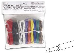 JUEGO DE CABLES DE COLORES PARA ENSAYO PLACA BOARD AWG24  UNIFILAR 60m