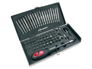 JUEGO DE DESTORNILLADOR CON PUNTAS EN MALETIN DE TRANSPORTE CALIDAD  80 Unds