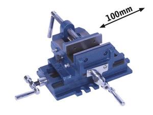 TORNILLO DE BANCO TRANSVERSAL CON MORDAZA ACERO DE 100mm