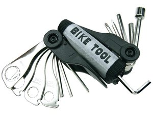 JUEGO SET DE HERRAMIENTAS DE BICICLETA Y FUNDA TODO EN UNO  15 en 1
