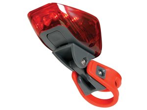 LUZ TRASERA DE BICICLETA PARA SILLIN ASIENTO RESISTENTE AL AGUA  6 LEDs ROJOS