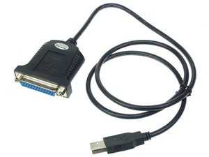 CABLE ADAPTADOR CONVERSOR PARA IMPRESORA  USB  PUERTO PARALELO