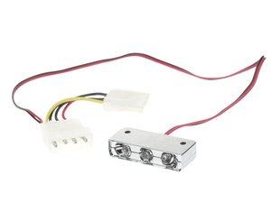 LED TUNING UV ULTRAVIOLETA ORDENADOR CON CONECTOR DE ALIMENTACION TORRE CAJA PC