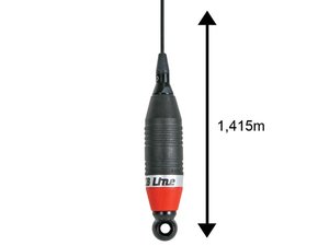 ANTENA CB SIRIO FIJACION SUPER 9 DV NEGRO