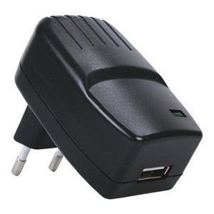 ADAPTADOR CONMUTADO ACDC SALIDA USB 5VDC1A 5W NEGRO