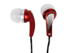 AURICULARES INTRAUDITIVOS CABLE FLEXIBLE CONECTOR JACK 35mm ROJO