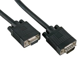 CABLE ALARGADOR PARA MONITOR  SUBD15 MACHO  SUBD15 HEMBRA  LONGITUD 10 m