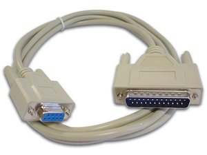 CONEXION MODEM  SUBD9 HEMBRA  SUBD25 MACHO  2 m