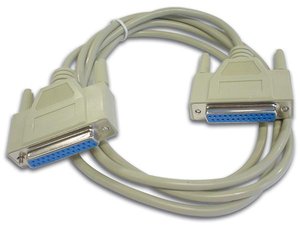 CONEXION NULL MODEM  SUBD25 HEMBRA  SUBD25 HEMBRA  2 m