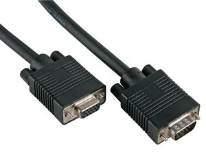 CABLE ALARGADOR PARA MONITOR  SUBD15 MACHO  SUBD15 HEMBRA  LONGITUD 2 m