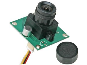 CAMARA CMOS A COLOR SIN CARCASA CON AUDIO 380 LINEAS