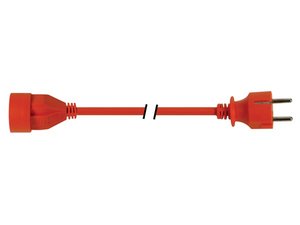 CABLE PROLONGADOR ALARGADOR NARANJA IP44  LONGITUD 25m