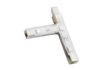 CONECTOR EN FORMA DE T PARA CINTAS Y TIRAS DE LED RIGIDAS