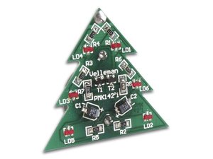 ARBOL DE NAVIDAD SMD EN KIT ALIMENTACION PILA DE 3V  KIT DE MONTAJE MONTAR