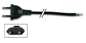 CABLE DE ALIMENTACION LONGITUD 180m NEGRO 25A 250V