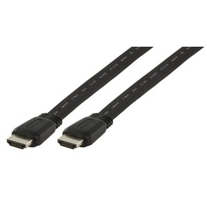 CABLE PLANO HDMI A MACHO HDMI A MACHO NEGRO 2.5m