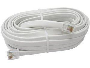 CABLE TELEFONICO PROLONGADOR CONECTOR MODULAR 6P6C  8 m