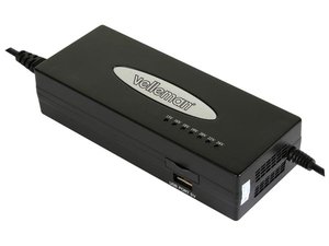 ALIMENTADOR CONMUTADA 15A 24Vdc  SALIDA USB 5V 120W  CLAVIJAS INTERCAMBIABLES