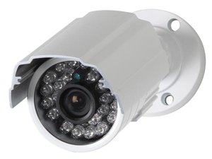 CAMARA CILINDRICA CMOS CON 26 LEDs IR VISION NOCTURNA NOCHE  DIA