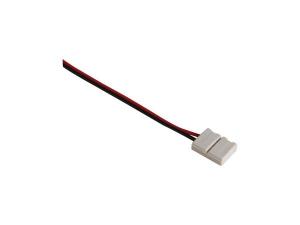 CABLE CON CONECTOR PARA CINTA DE LEDs DE UN COLOR TIPO 3528 CON CABLE