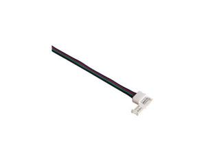 CABLE CON CONECTOR PARA CINTA DE LEDs RGB TIPO 5050 PARA UNIR LOS CORTES DADOS