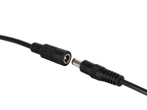 CABLE CON CONECTOR DC MACHO HEMBRA PARA CONEXION DE CINTAS DE LED 24V 12V