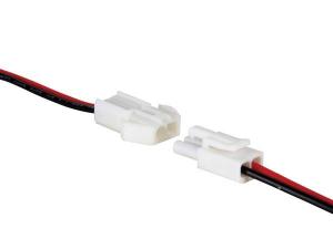 CABLE CON CONECTOR MACHO HEMBRA PARA CINTA DE LEDs DE UN COLOR CON POLARIDAD