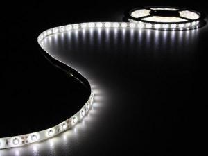 JUEGO CINTA DE LEDs FLEXIBLE ALIMENTADOR  BLANCO  12W  180 LEDs  3m  12Vdc