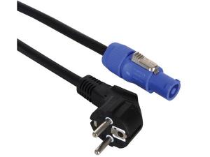 CABLE CON CONECTOR DE GOMA  SCHUKO  CONECTOR POWERCON NEUTRIK  230V  5 m