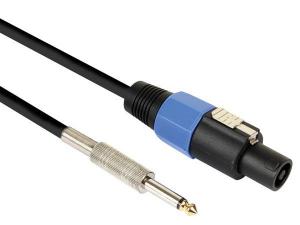 CABLE ALTAVOZ PROFESIONAL  SPEAKON 2 POLOS MACHO  JACK MONO M 635mm  10m