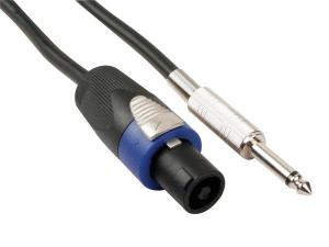 CABLE ALTAVOZ NEUTRIK  SPEAKON 2 POLOS MACHO JACK MONO MACHO 635mm  5 m