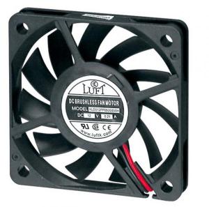 VENTILADOR CON COJINETE DE FRICCION  2330 CFM  2 HILOS  60x60x10mm  12Vdc