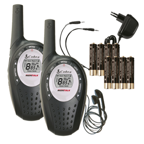 PAREJA WALKIE TALKIE PANTALLA LCD MEMORIA ALCANCE 5km
