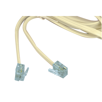 CABLE DE EXTENSION MODULAR RJ11 LONGITUD 2m TIPO PLANO