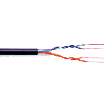 CABLE UTP TELEFONICO 4 CONDUCTORES RETORCIDOS 1m NEGRO