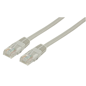 CABLE RED UTP CAT5E RJ45 MACHO - RJ45 MACHO 0.5m GRIS