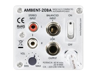 PAREJA DE BAFLES HIFI CAJAS ACUSTICAS AUTOAMPLIFICADOS CON SOPORTE DE PARED