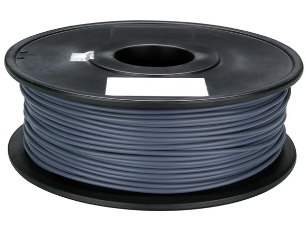 ROLLO FILAMENTO PLA 175 mm  COLOR GRIS  1 kg