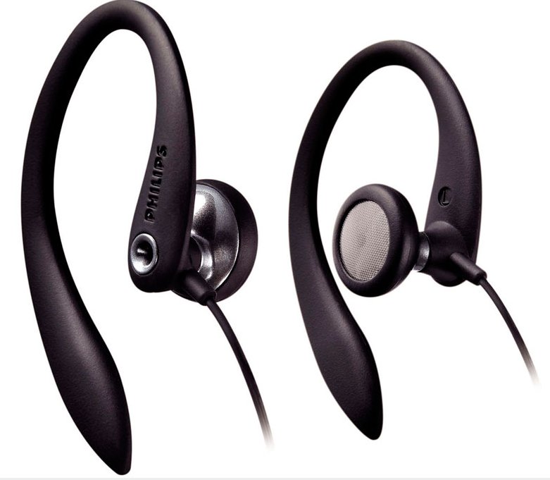 AURICULARES DEPORTIVOS CON CLIP AUDITIVO DEPORTE DETRAS OREJA  PHILIPS SHS3200