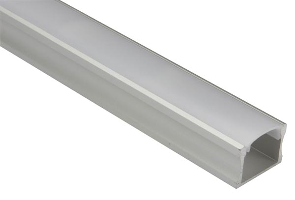 PERFIL DE ALUMINIO PARA CINTAS DE LEDs  PLANOANCHOALTURA  2m