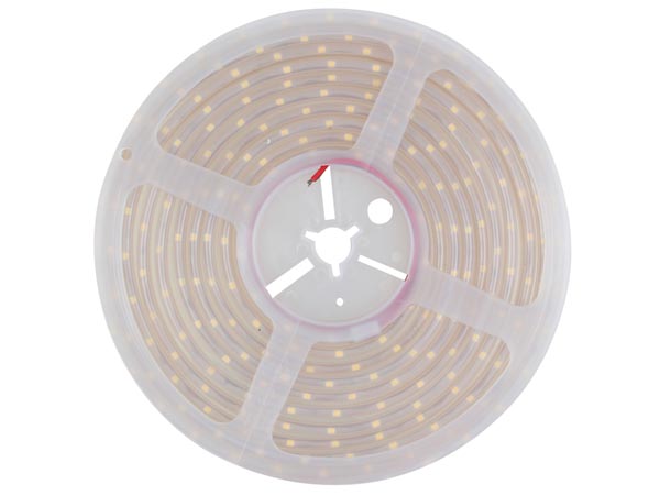 CINTA DE LEDs FLEXIBLE  COLOR BLANCO CLIDO 3500K  300 LEDs  5m  12V