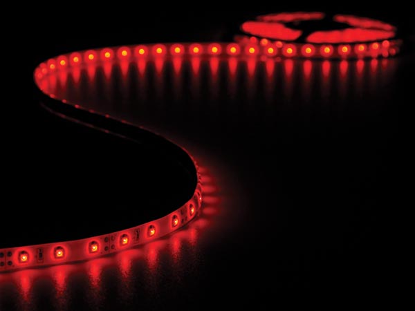 CINTA TIRA DE LEDs FLEXIBLE ILUMINACION  ROJO  300 LEDs  5m  12V  205W