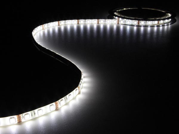 CINTA TIRA DE LEDs FLEXIBLE  BLANCO NEUTRO  300 LEDs  5m  12V  38W