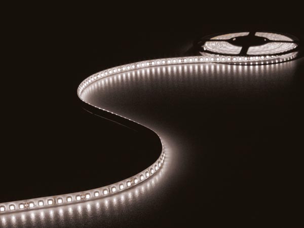 CINTA TIRA DE LEDs FLEXIBLE  BLANCO NEUTRO  600 LEDs  5m  24V  40W