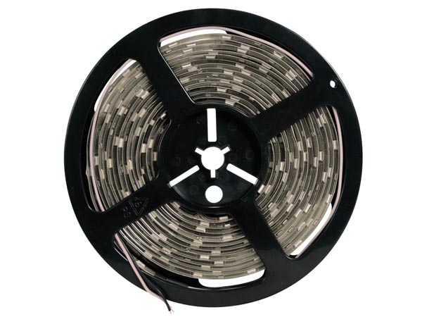 CINTA TIRA LEDs FLEXIBLE ILUMINACION  BLANCO FRIO  300 LEDs  5m  24V  50W
