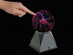 BOLA MAGICA PLASMA 13cm  2 FUNCIONES DIFERENTES  FUNCIONA AL RITMO DE MUSICA