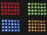 POTENTE EFECTO WASH TODO TIPO APLICACIONES  24 x LEDs RGB 1W  DISCO PUB BAR