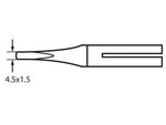 PUNTA PARA SOLDADOR T55D 45 x 15mm PARA JBC 65S 70W