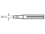 PUNTA JBC PARA SOLDADOR B40D 3x15mm PARA 14S 20W