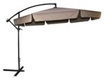 PARASOL SOMBRILLA CON BRAZO LATERAL EN ACERO Y ALUMINIO  DIAMETRO 3 m